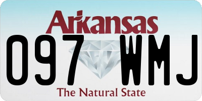 AR license plate 097WMJ