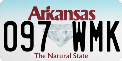 AR license plate 097WMK