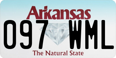 AR license plate 097WML