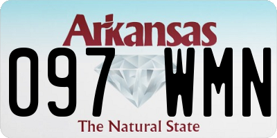 AR license plate 097WMN