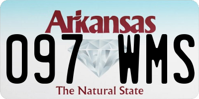 AR license plate 097WMS