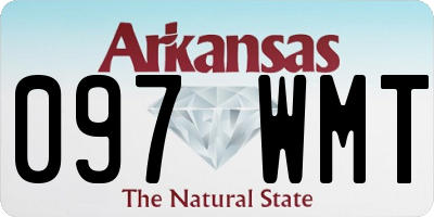 AR license plate 097WMT