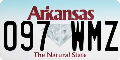 AR license plate 097WMZ
