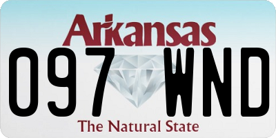 AR license plate 097WND