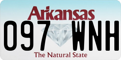 AR license plate 097WNH