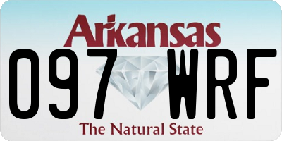 AR license plate 097WRF