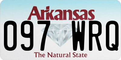 AR license plate 097WRQ