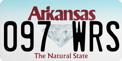 AR license plate 097WRS
