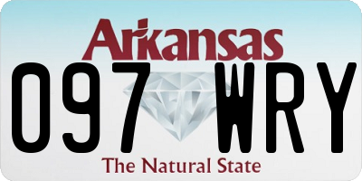 AR license plate 097WRY