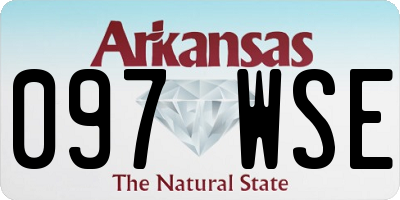 AR license plate 097WSE