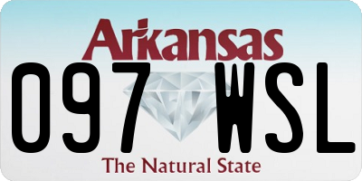 AR license plate 097WSL