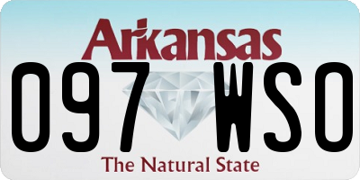 AR license plate 097WSO