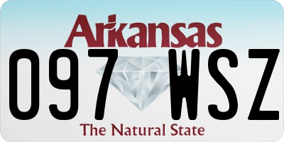 AR license plate 097WSZ