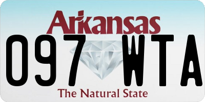 AR license plate 097WTA