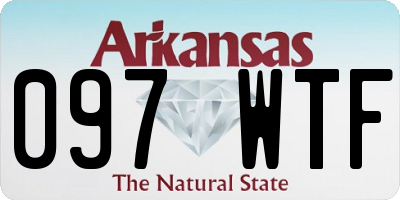 AR license plate 097WTF