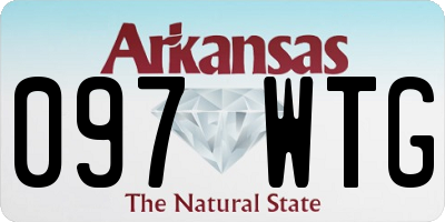 AR license plate 097WTG