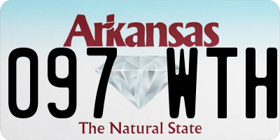 AR license plate 097WTH
