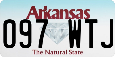 AR license plate 097WTJ