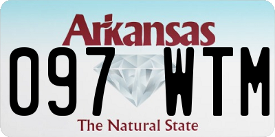 AR license plate 097WTM
