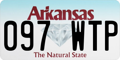 AR license plate 097WTP