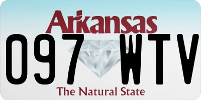 AR license plate 097WTV
