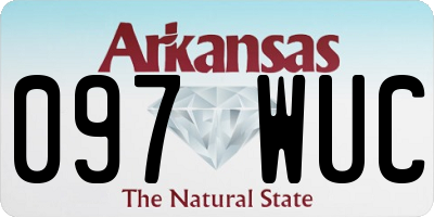 AR license plate 097WUC
