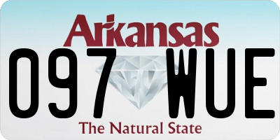 AR license plate 097WUE