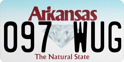 AR license plate 097WUG
