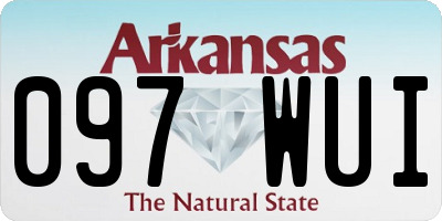 AR license plate 097WUI