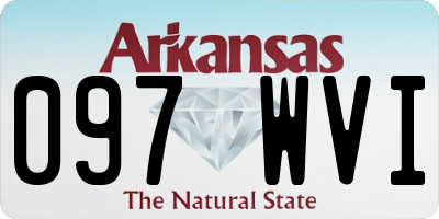 AR license plate 097WVI