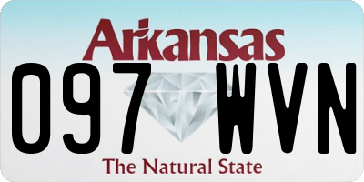 AR license plate 097WVN