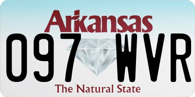AR license plate 097WVR