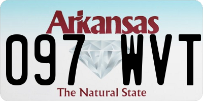 AR license plate 097WVT