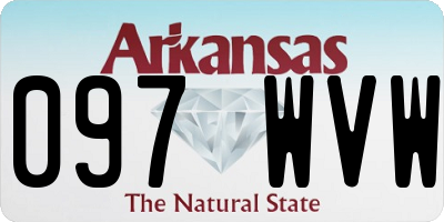AR license plate 097WVW