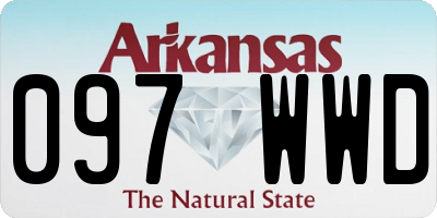 AR license plate 097WWD