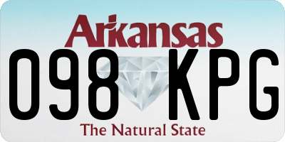 AR license plate 098KPG