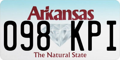 AR license plate 098KPI