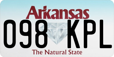 AR license plate 098KPL