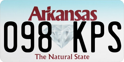 AR license plate 098KPS