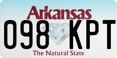 AR license plate 098KPT