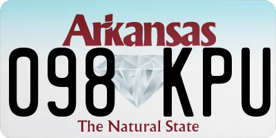 AR license plate 098KPU