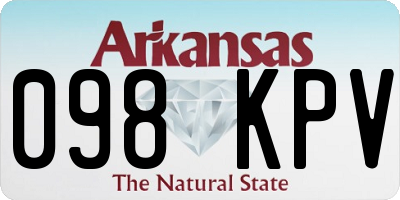 AR license plate 098KPV