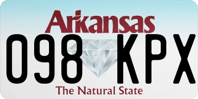 AR license plate 098KPX