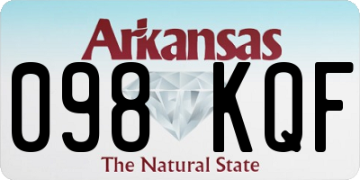 AR license plate 098KQF