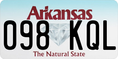 AR license plate 098KQL