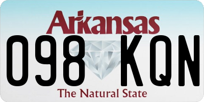 AR license plate 098KQN