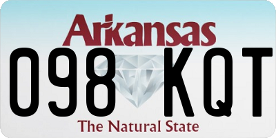 AR license plate 098KQT