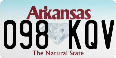AR license plate 098KQV