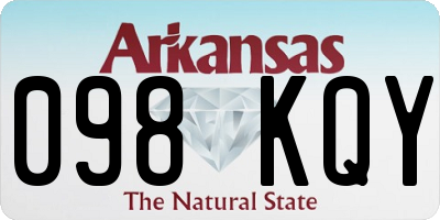 AR license plate 098KQY