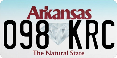 AR license plate 098KRC